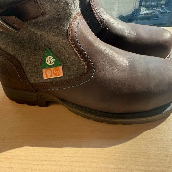 Caterpillar “Jace St” Sz 7 MINT worn briefly Women's steel toed work boots - Picture 8 of 16